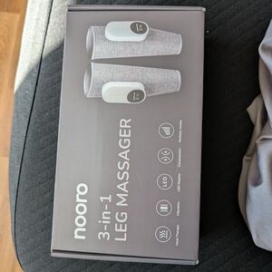 nooro 3-in-1 Leg Massager - Light Gray